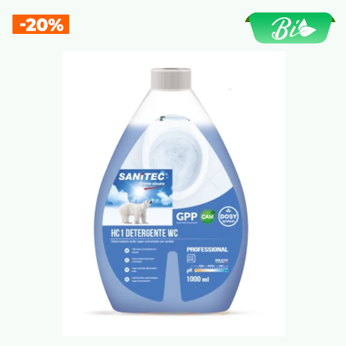 Nước tẩy rửa WC, siêu đậm đặc 1L SANITEC HC1