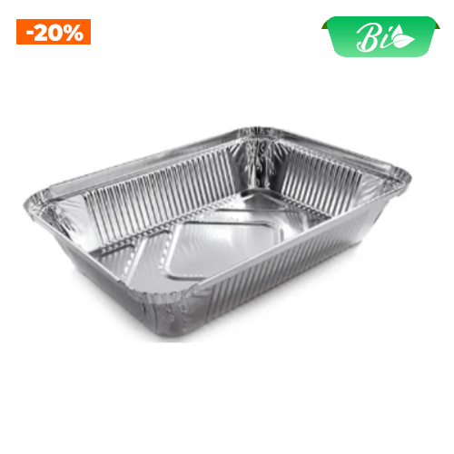 Bát nhôm một ngăn, 900ml, 219x158x38mm