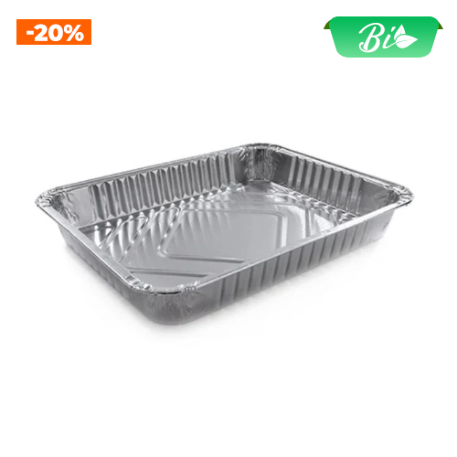 Bát nhôm một ngăn, 930ml, 227x177x30mm