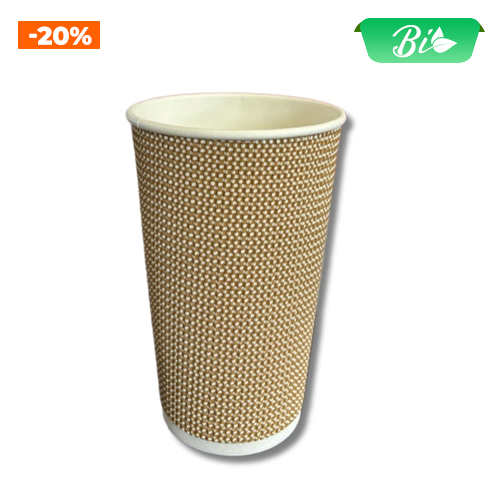 Cốc giấy nâu WRAP 450ml