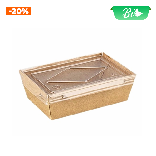 Hộp ECO KRAFT 700ml kèm nắp 170x115x45mm