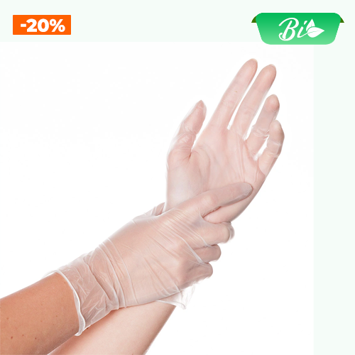 Găng tay Vinyl cỡ S không bột