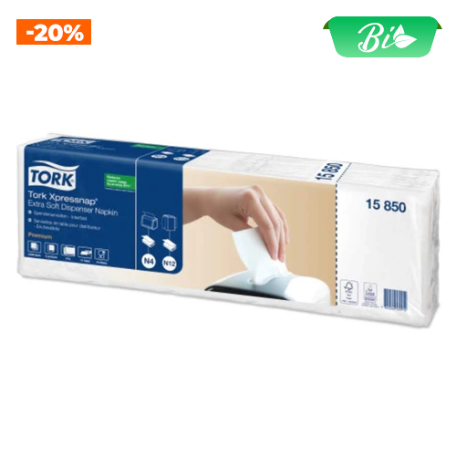 Khăn giấy Tork Premium 2 lớp 21,3x21,6cm