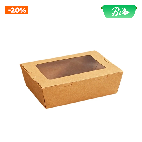 Hộp nắp kính KRAFT 700ml 170x118x45mm