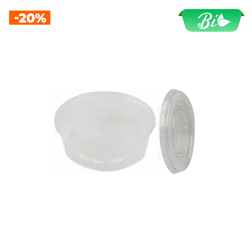 Cốc đựng nước sốt với nắp tích hợp 30ml
