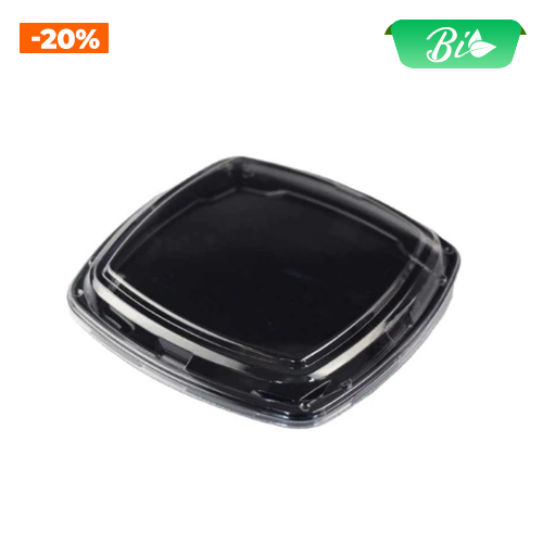 Bát Sushi kèm nắp PET 270x270x53mm