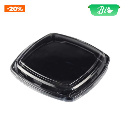 Bát Sushi kèm nắp PET 323x323x54mm