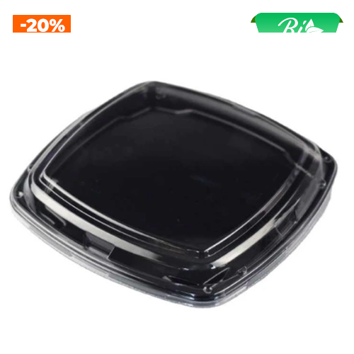Bát Sushi kèm nắp PET 350x350x55mm