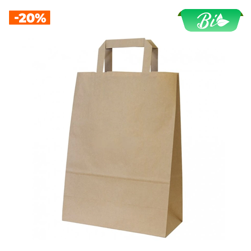 Túi giấy KRAFT nâu 180x80x220mm